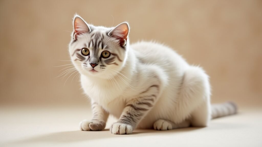 Cat with well-trimmed paws