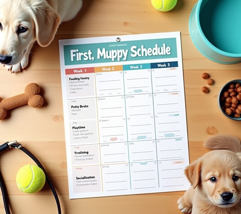 New puppy on first day home