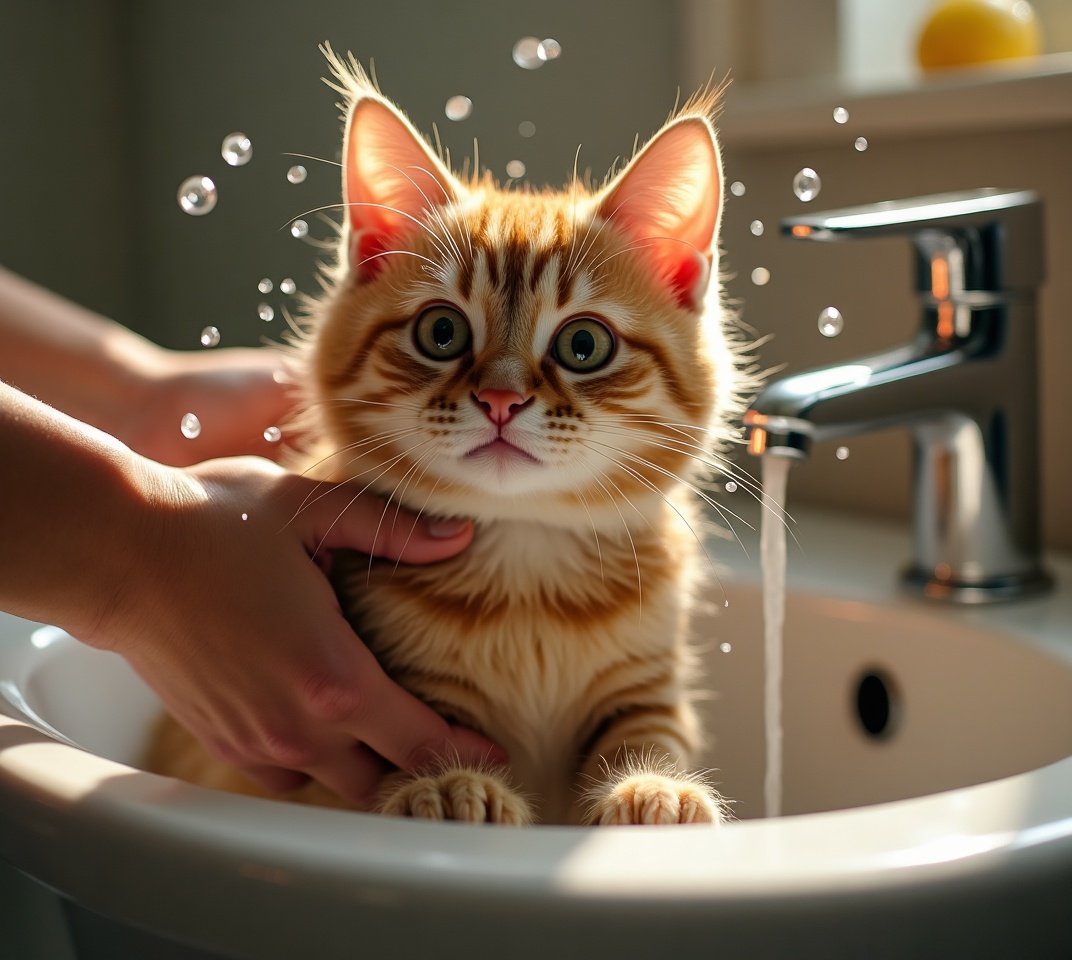 Cat resisting bath in sink
